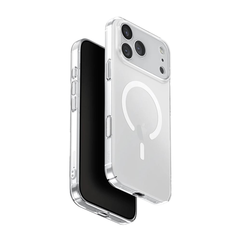Husă Uniq iPhone 17 Pro Max Ultra Slim MagClick AirSuit, Glossy Clear