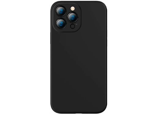 Husă Baseus iPhone 13 Pro Liquid Silica Gel Protective, Black