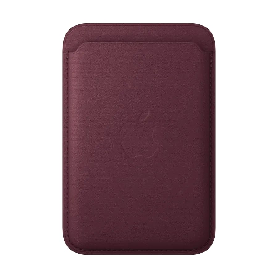 Чехол iPhone FineWoven Wallet MagSafe Burgundy