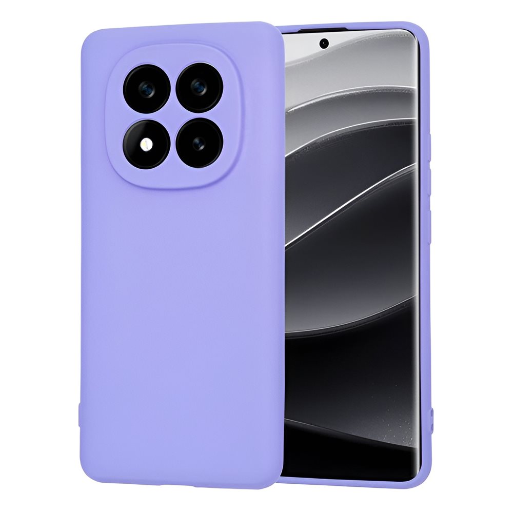 Husă WOO Xiaomi Redmi Note 14 Pro Plus 5G Liquid Silicone, Purple