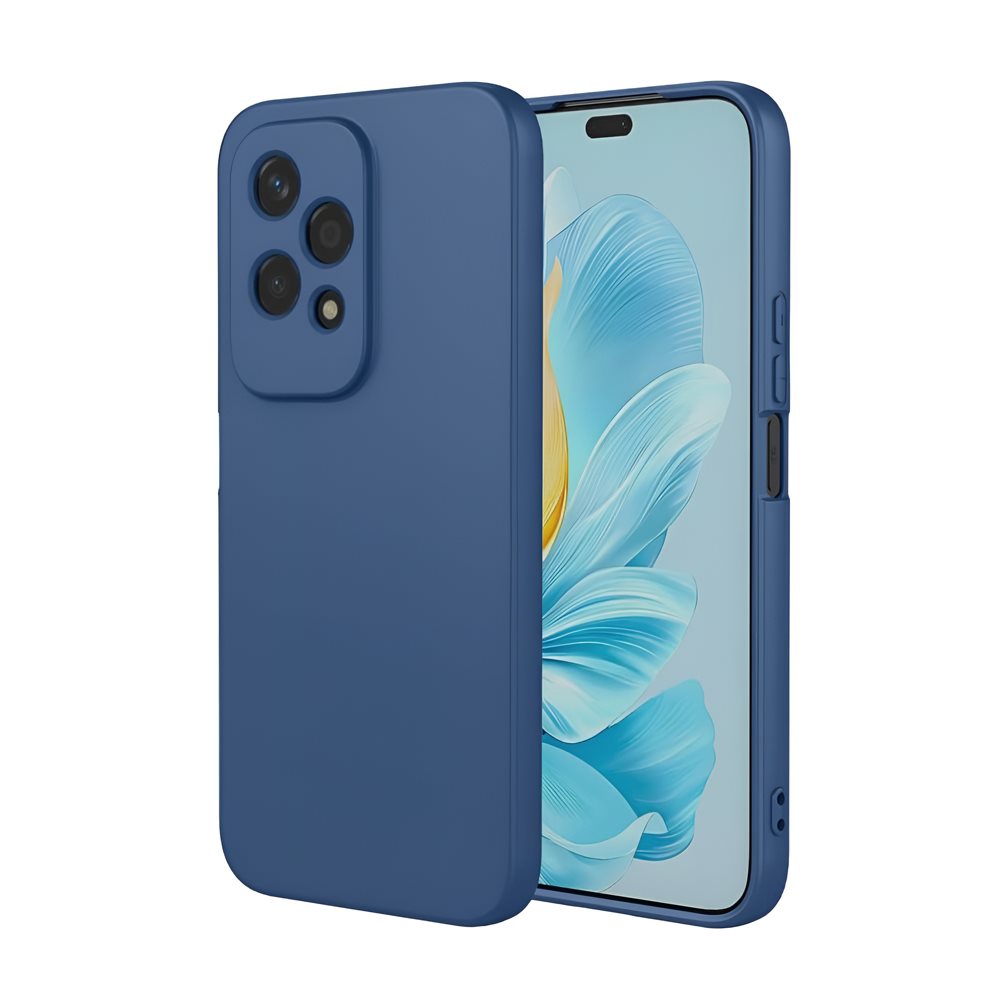 Husă WOO Honor 200 Lite Liquid Silicone, Blue