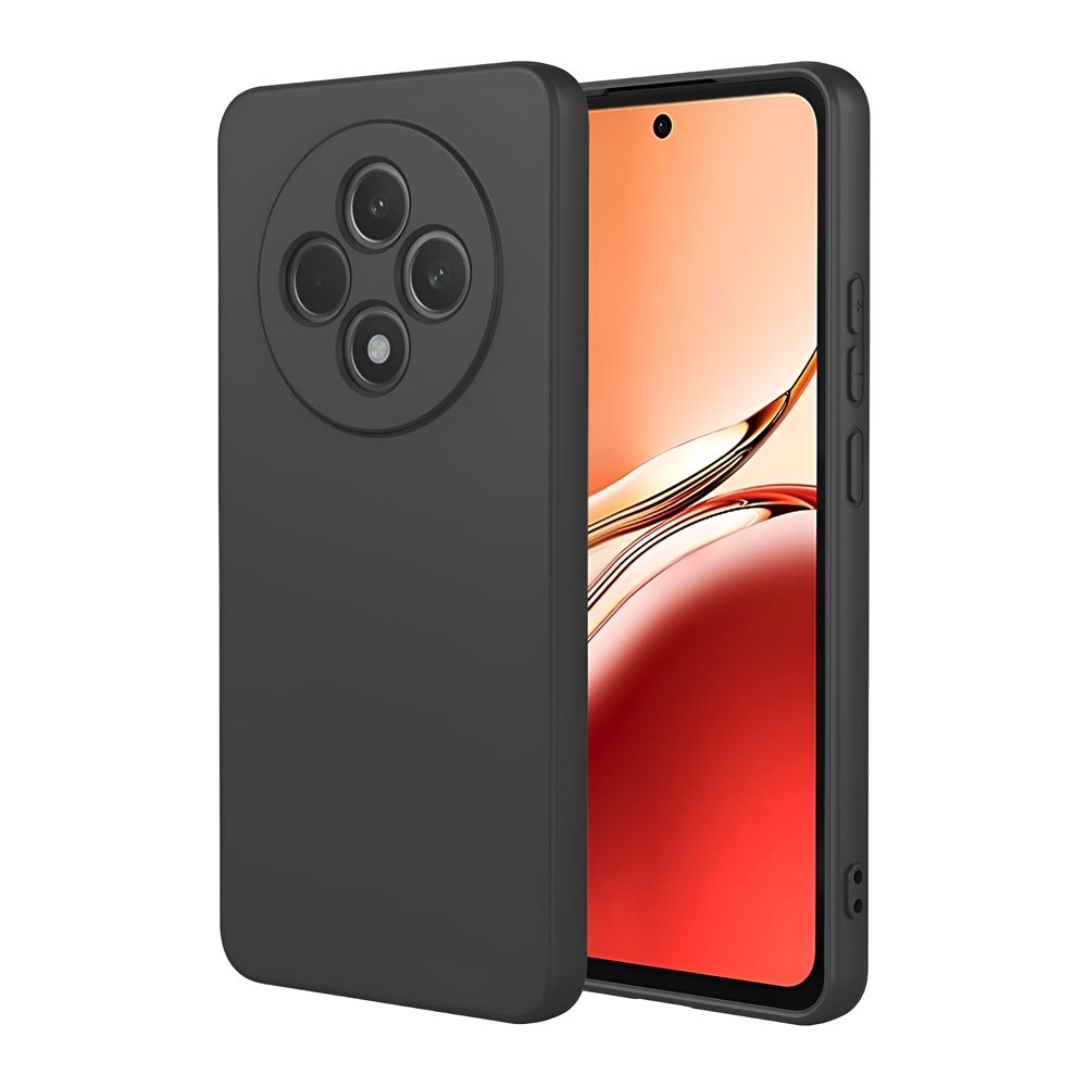 Husă WOO OPPO Reno 12F/12FS Silicone Neo Soft, Black