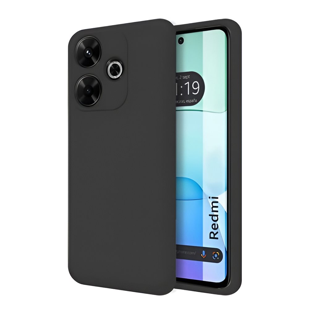 Чехол WOO Xiaomi Redmi Note 14 5G Liquid Silicone, Black