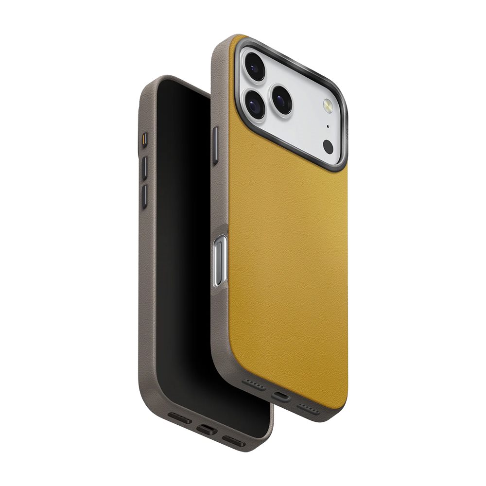 Чехол Uniq iPhone 17 Pro Max Hybrid MagClick Lyden DS, Canary Yellow