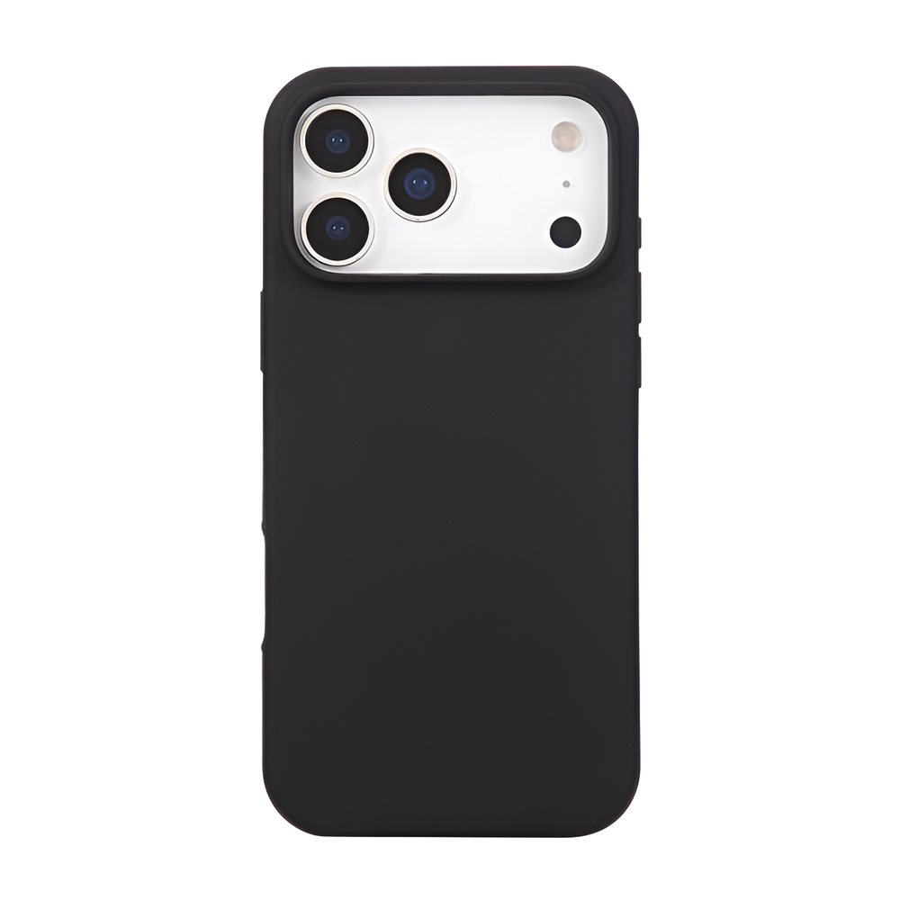 Husă WOO iPhone 17 Pro Liquid Silicone, Black
