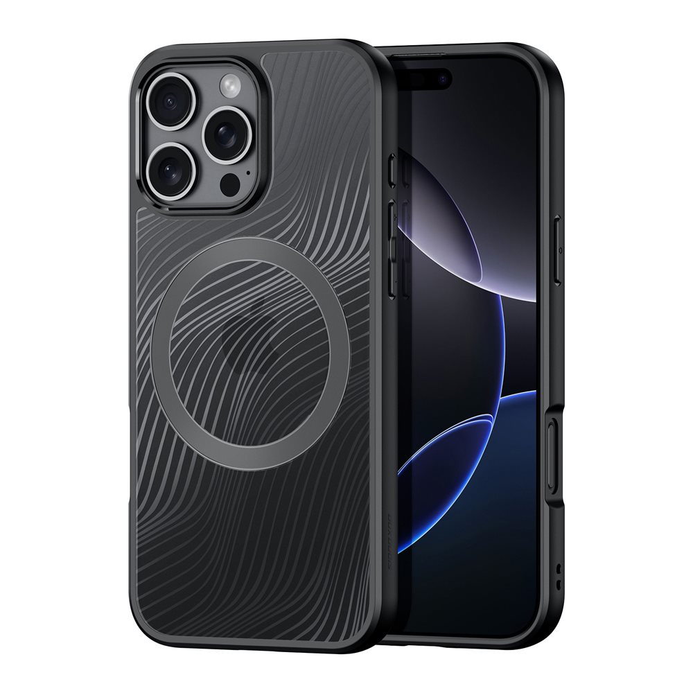 Husă DUX DUCIS iPhone 16 Pro Aimo with MagSafe, Black