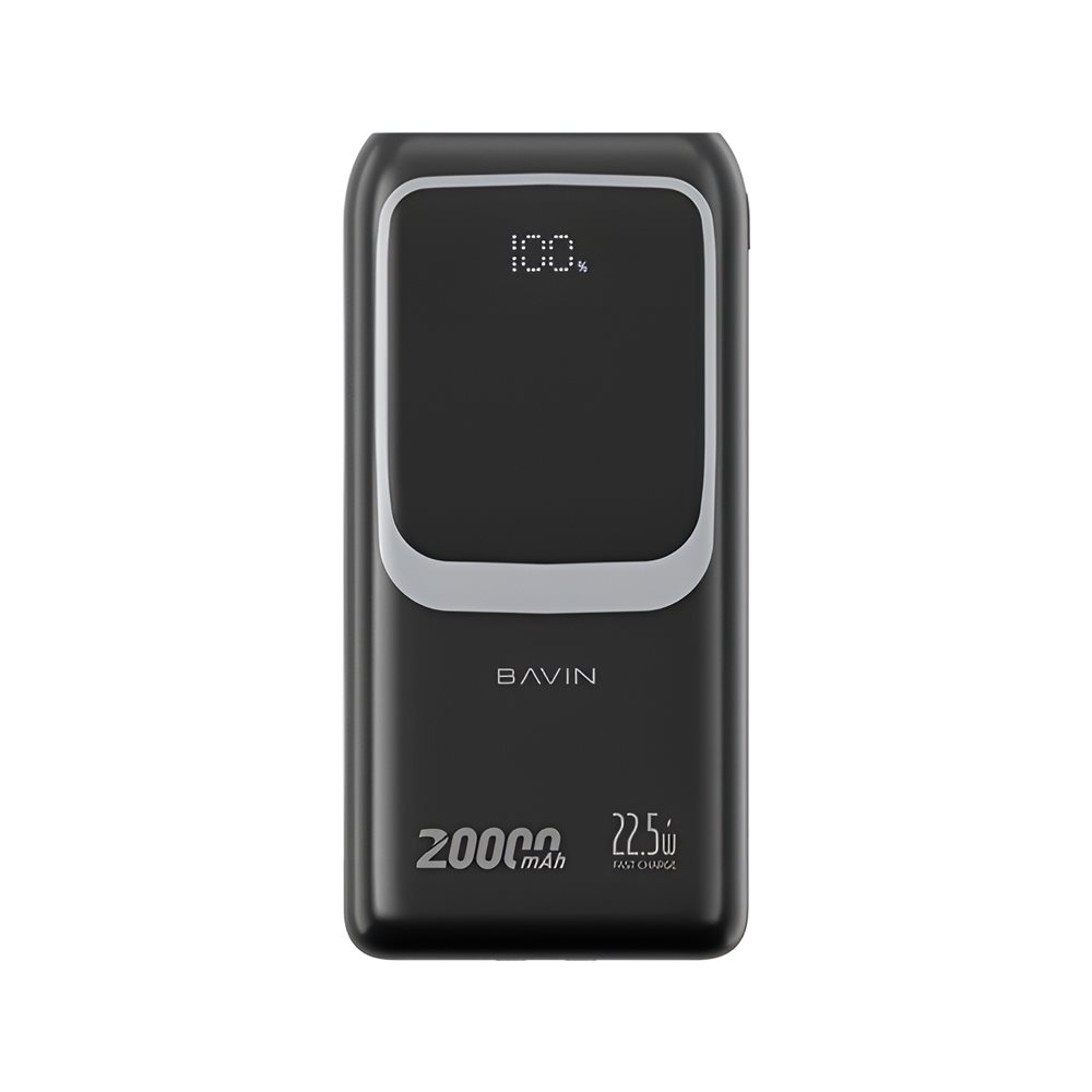 Внешний аккумулятор BAVIN PC1030S 20000mAh, 22.5W, Black