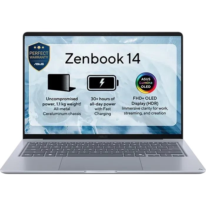 Ноутбук ASUS UX3480KA Ryzen AI 7 345 16/512GB Win11 Arctic Blue