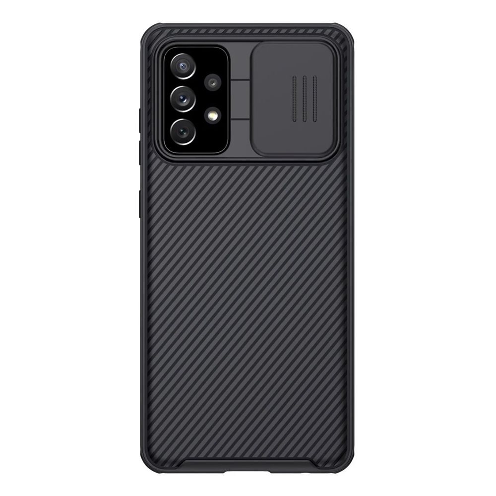Husă Nillkin Samsung Galaxy A72 Carbon CamShield Pro, Black