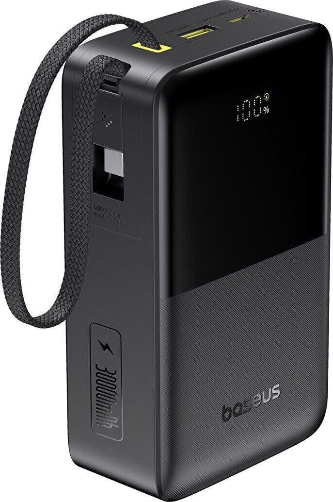 Внешний аккумулятор Baseus EnerFill FC51 Bipow 2 Pro 30000mAh, 22.5W, Black
