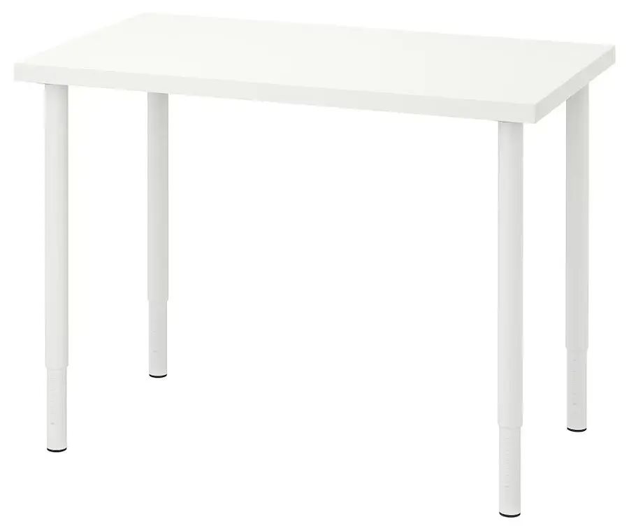 Письменный стол Ikea Linnmon/Olov 100x60 White