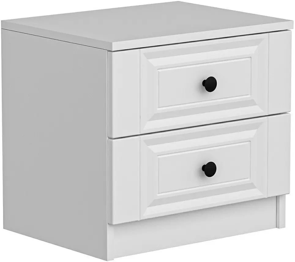Тумба прикроватная Mirage Meble Kale 4923 White