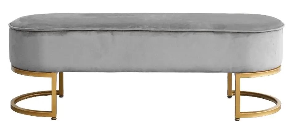 Banchetă Tempo Kondela Mirila New Gri/Golden