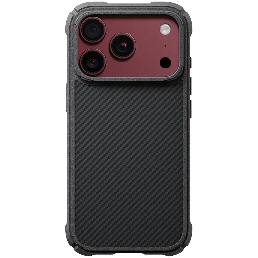 Husă Pitaka Classic Cairn Case for iPhone 18 Pro Black Grey