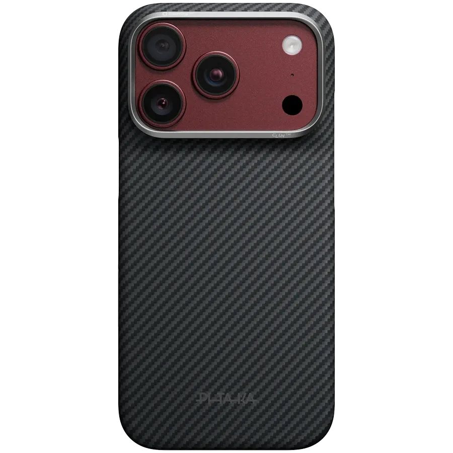Husă Pitaka Classic Edge iPhone 18 Pro Black Grey