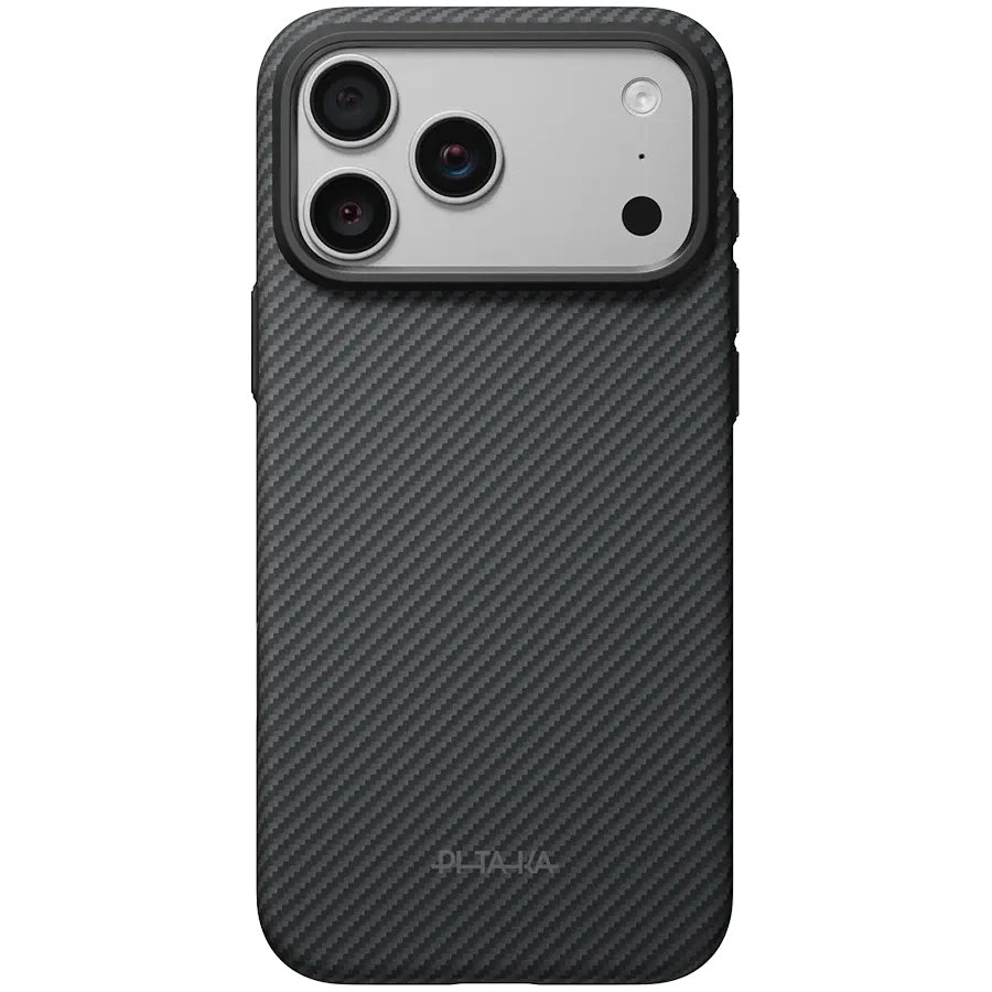Husă Pitaka Classic Summa iPhone 18 Pro Max Black Grey