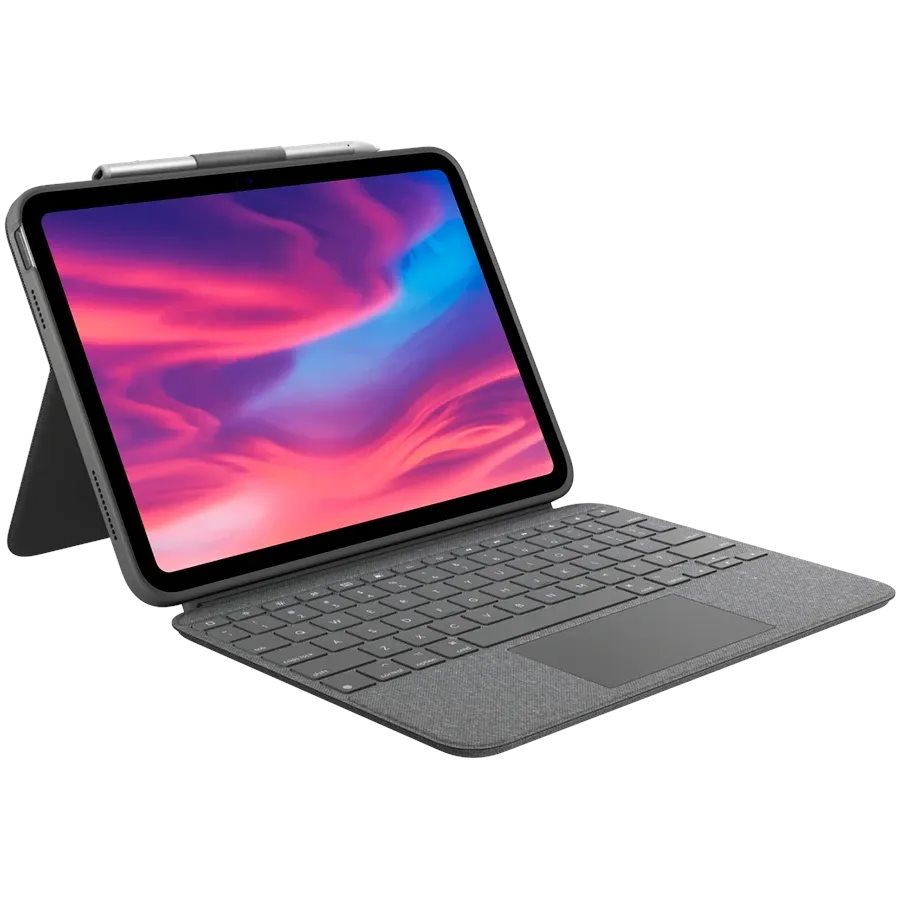Tastatură LOGITECH Combo Touch for iPad (10th gen) - US OXFORD GREY