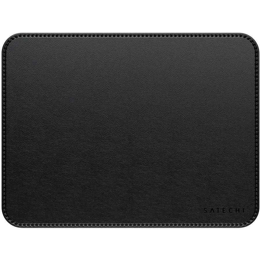 Коврик SATECHI Vegan-Leather Premium Mouse Pad Black