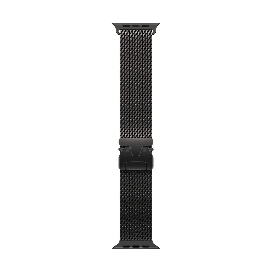 Brățară APPLE 49mm Titanium Milanese Loop Medium Black