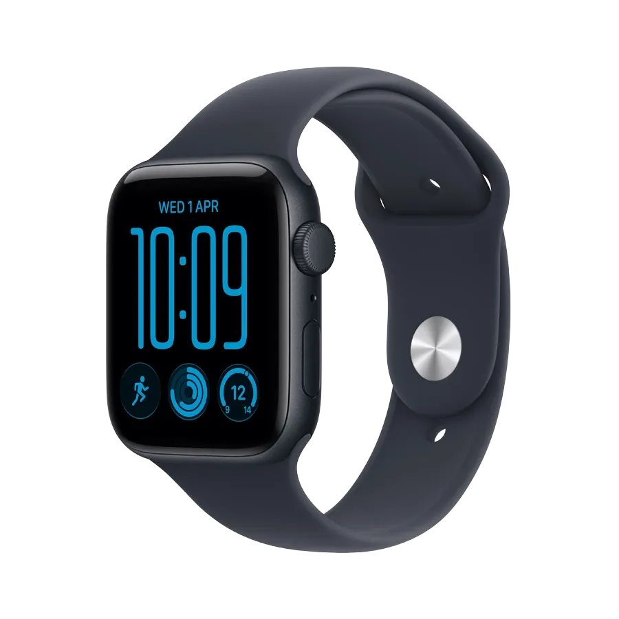 Ceas inteligent Apple Watch SE 3 GPS 40mm MJKY4 Midnight Aluminium Case Navy Blue Sport Band S/M