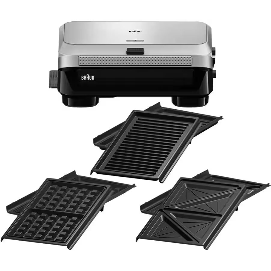 Sandwich maker Braun SM5038 800 W Argintiu
