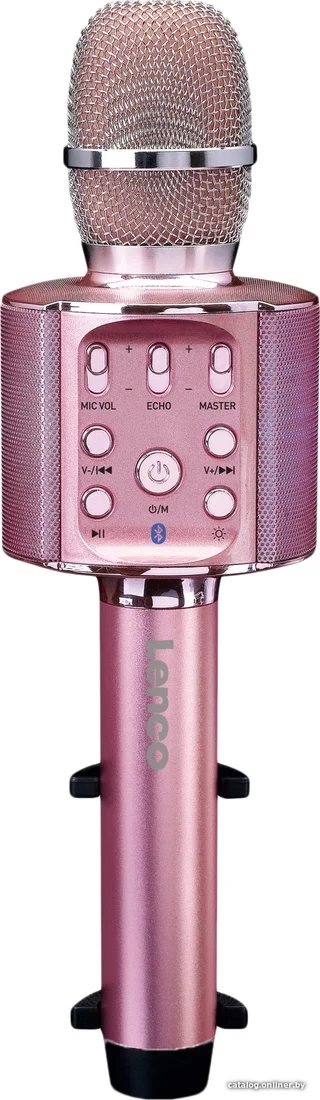 Microfon Karaoke LENCO BMC-090PK Bluetooth Roz
