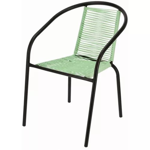 Садовый стул Jumi Bistro Green OM-318533, зелёный/чёрный