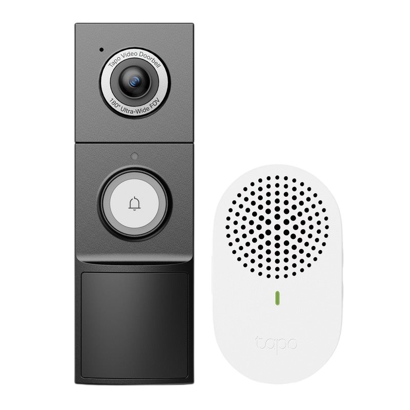 Sonerie video inteligentă TP-Link Tapo D235, 5MP, IP66, negru