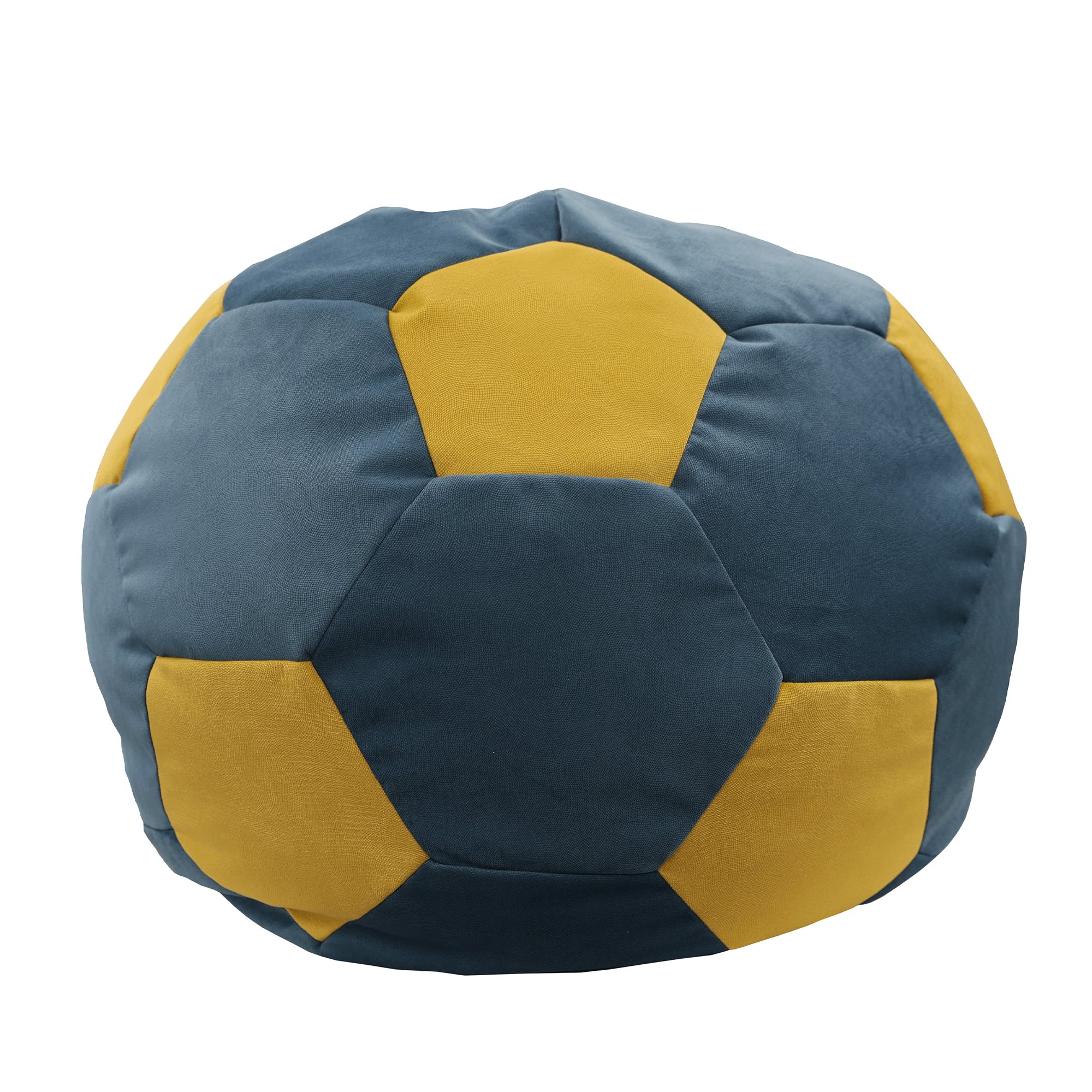 Bean Bag Minge Mini, stofă, 70 cm, albastru/galben