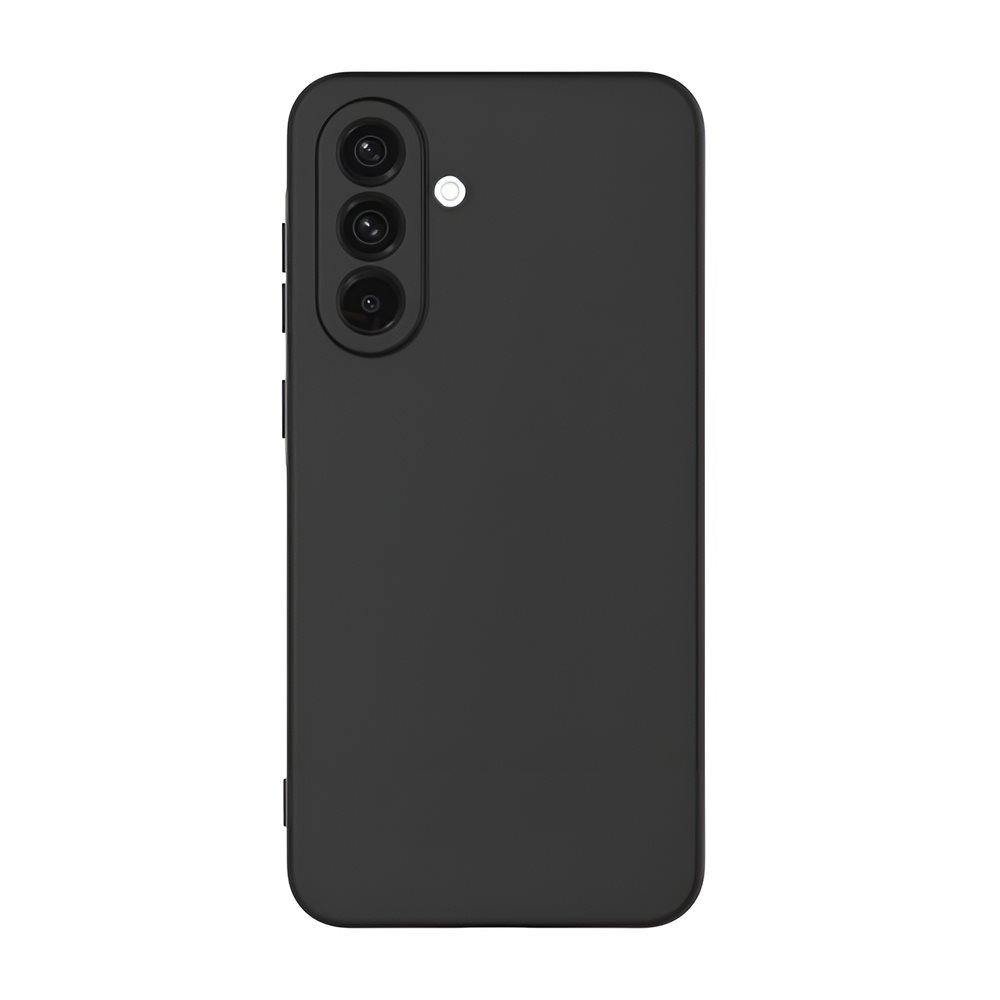 Husă WOO Samsung A18/Samsung A17 Liquid Silicone, negru