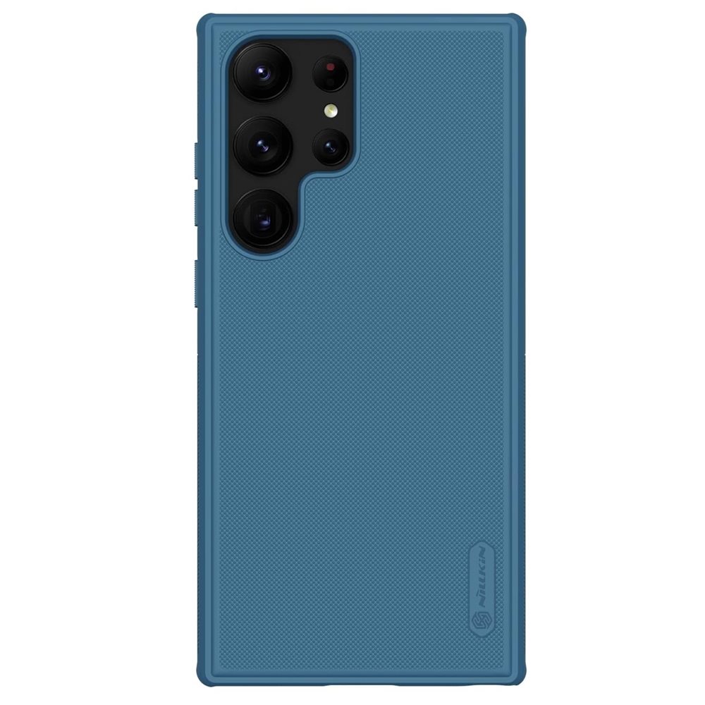Husă Nillkin Super Frosted Shield Pro pentru Samsung Galaxy S23 Ultra, albastru