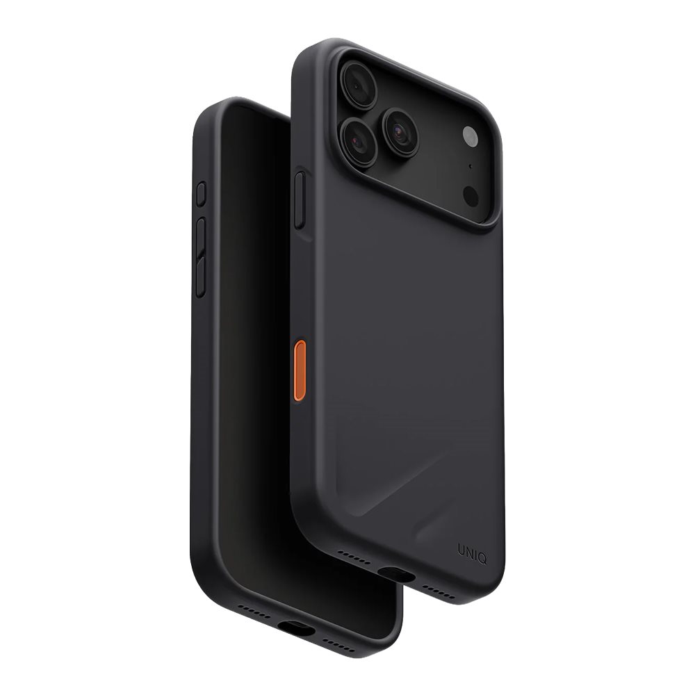 Husă Uniq Lino Hybrid MagClick pentru iPhone 18 Pro, Charcoal Grey