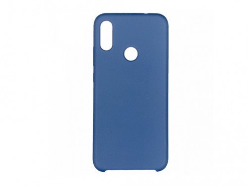 Husă Helmet Liquid Silicone cu inel pentru Xiaomi Redmi 7, albastru