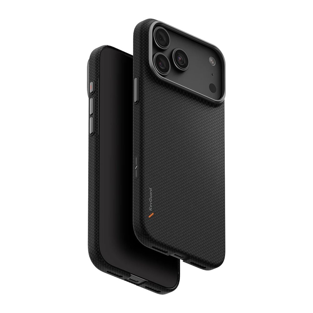 Husă UNIQ Keva Edge Hybrid MagClick pentru iPhone 18 Pro, Carbon Black