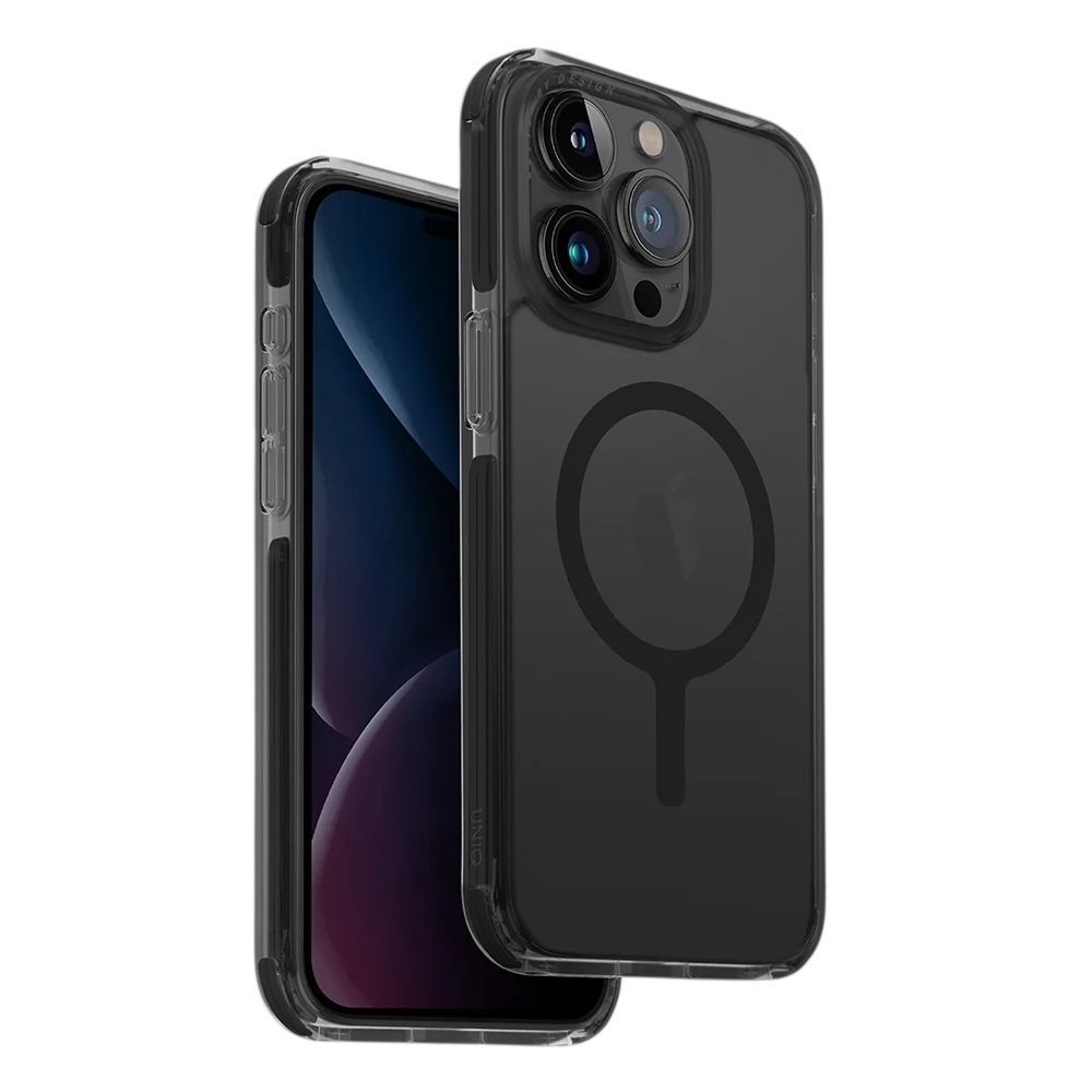 Husă UNIQ Hybrid Combat pentru iPhone 15 Pro Max, negru
