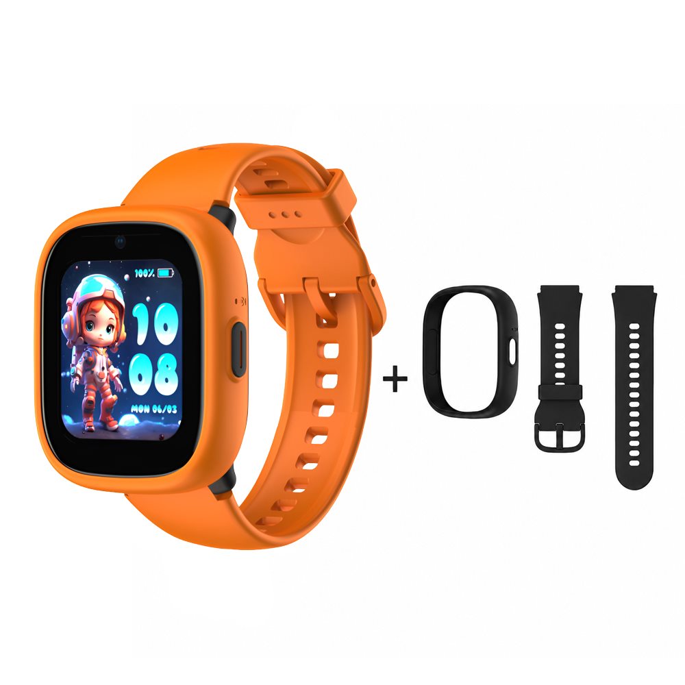 Умные часы Lagenio Kids Smart Watch 4G, K3, Orange/Black