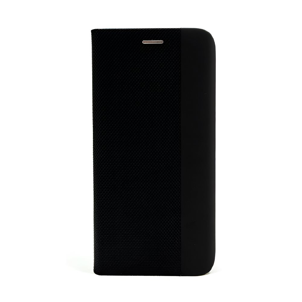 Чехол WOO Shell Flip Nylon для Samsung Galaxy A17 4G, чёрный