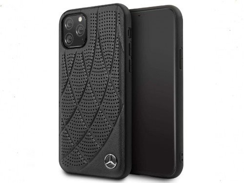 Чехол CG Mobile Case Leather Mercedes Perforated iPhone 11 Pro Max, Black