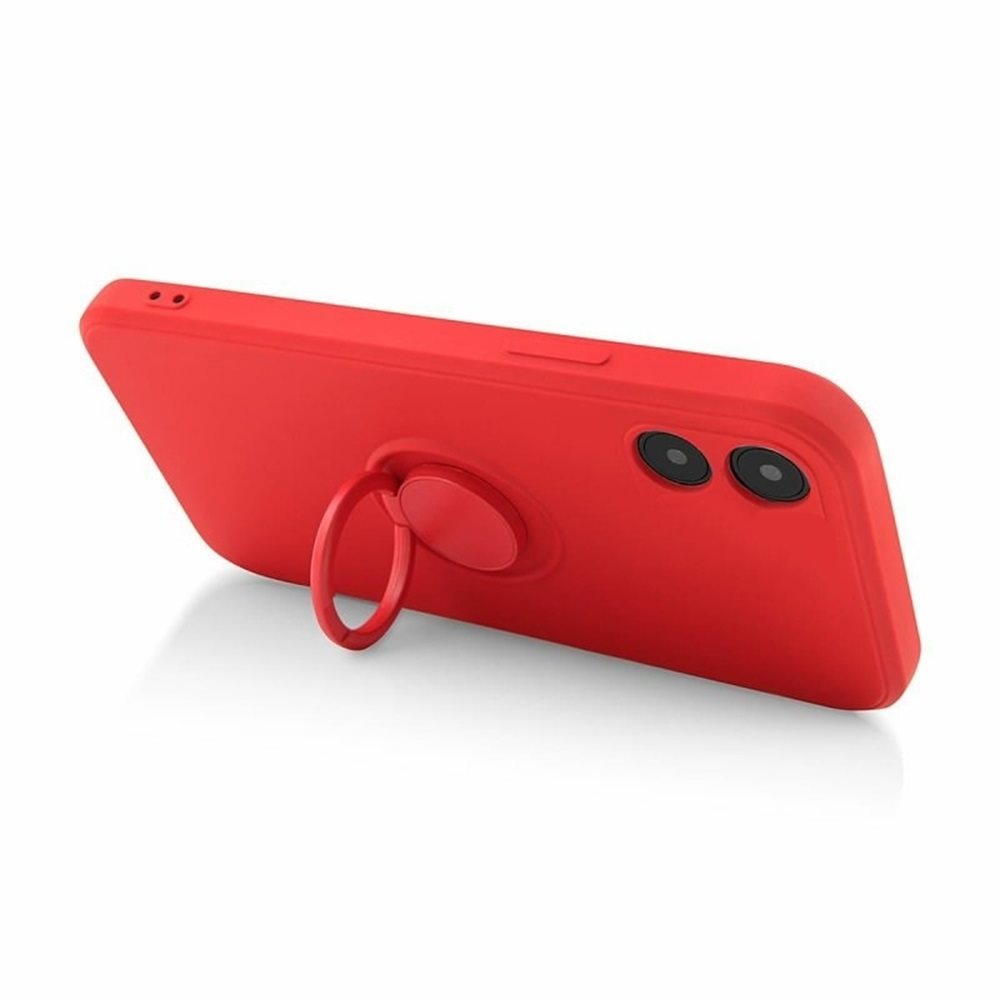 Чехол Helmet Liquid Silicone with Ring Xiaomi Redmi 7, Red
