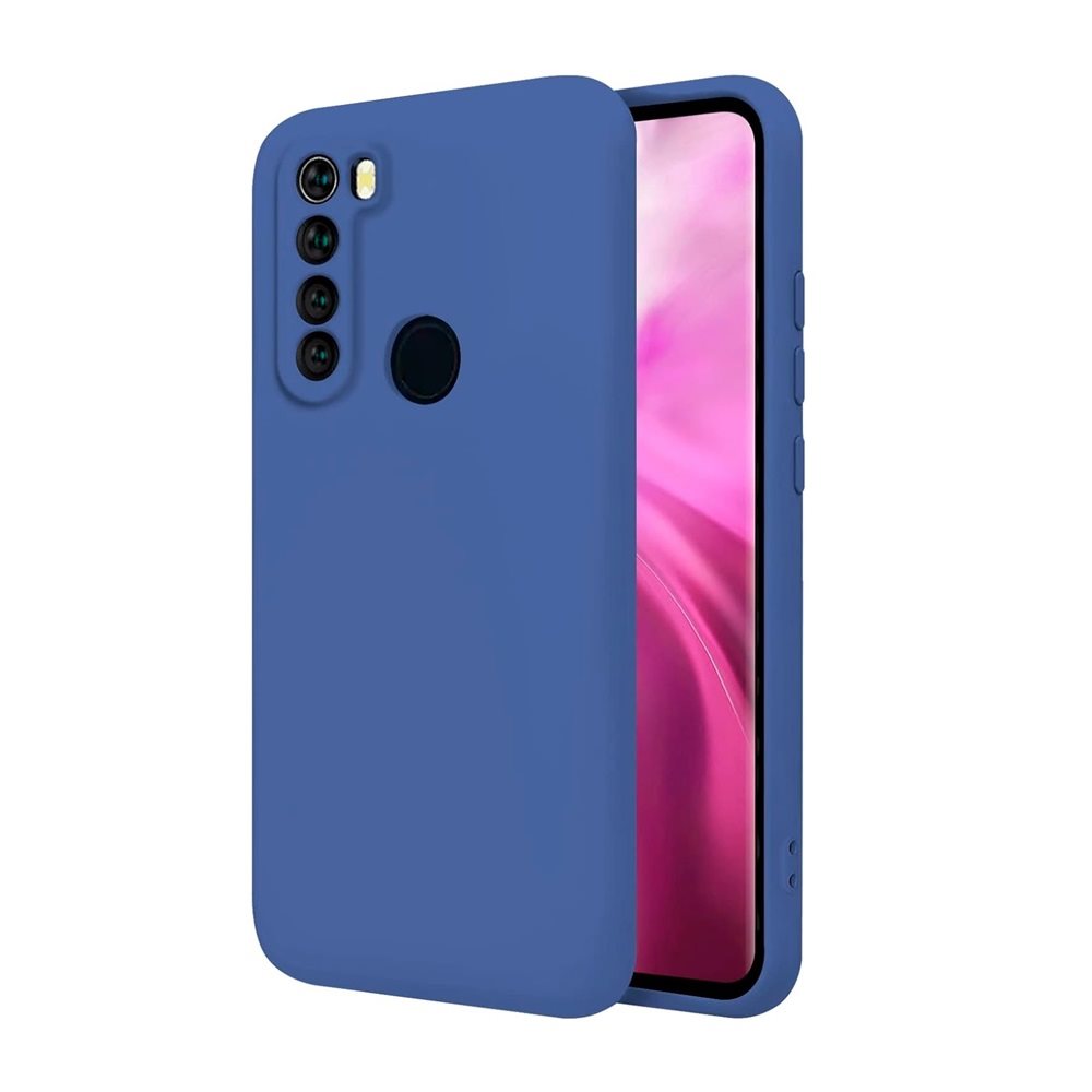 Husă Helmet Liquid Silicone pentru Xiaomi Redmi Note 8T, albastru