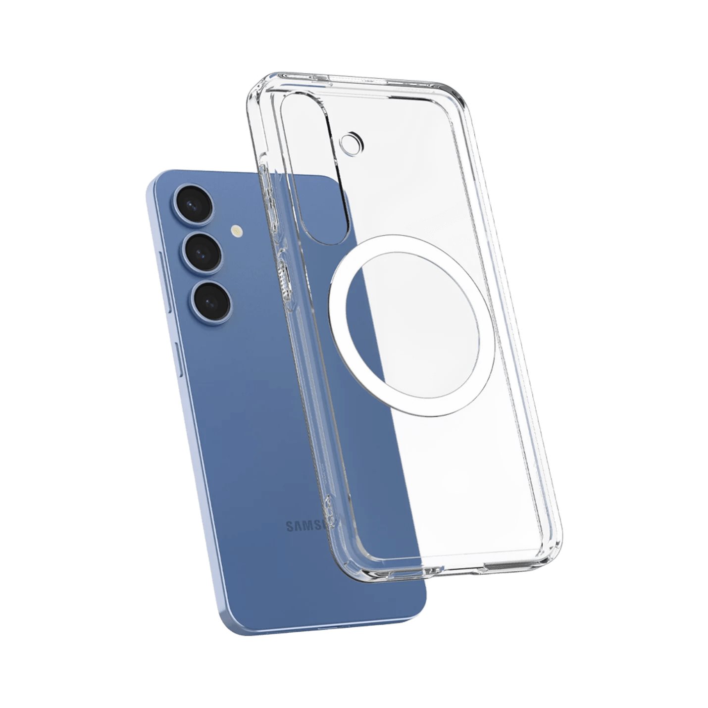 Чехол Spigen Samsung S25 Ultra, Liquid Crystal MagFit, White