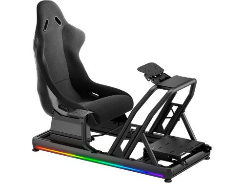 Cockpit gaming LUMI LRS08-BS02-KP01 cu iluminare RGB