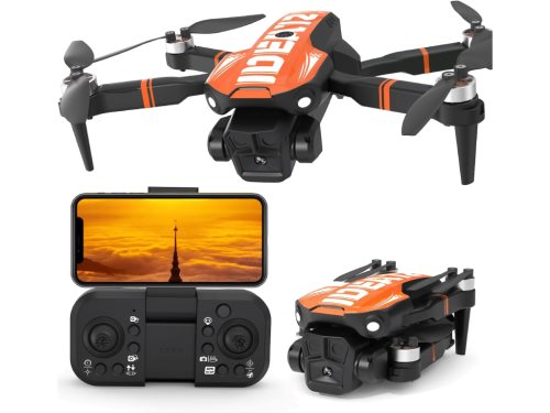 Dronă LE-IDEA IDEA12GPS cu cameră 4K, GPS, Orange/Black