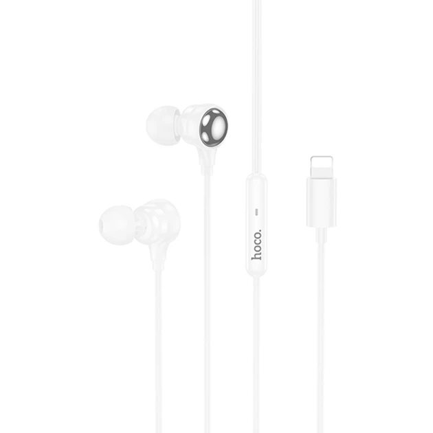 Наушники HOCO M116 Benevolent Lightning White