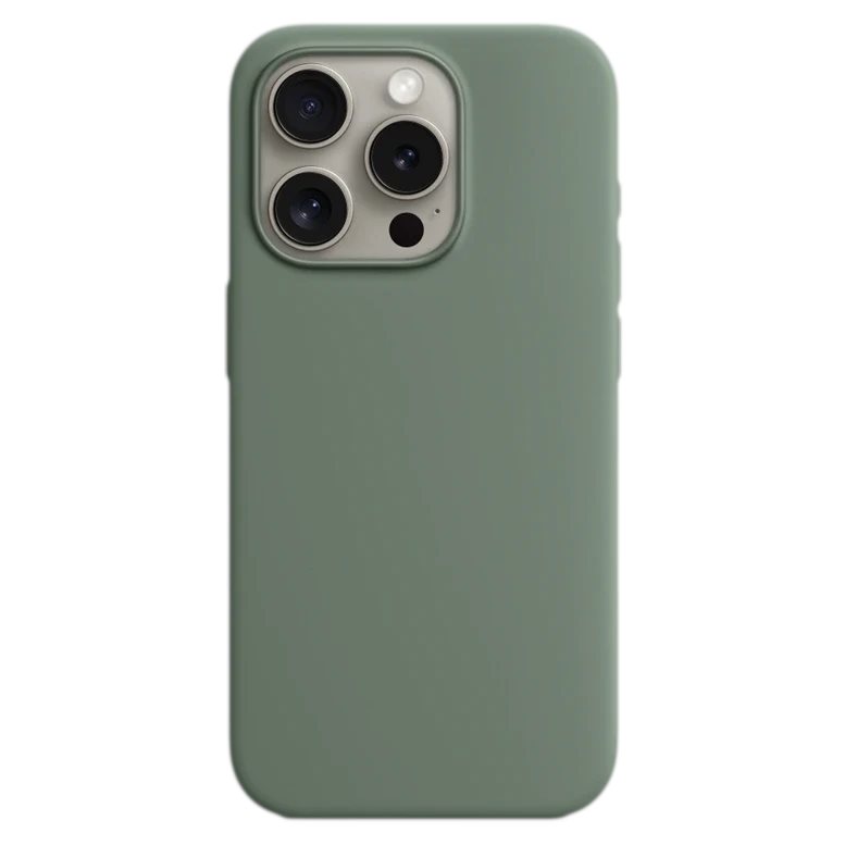 Чехол Silicon Premium for iPhone 15 Pro Cypress