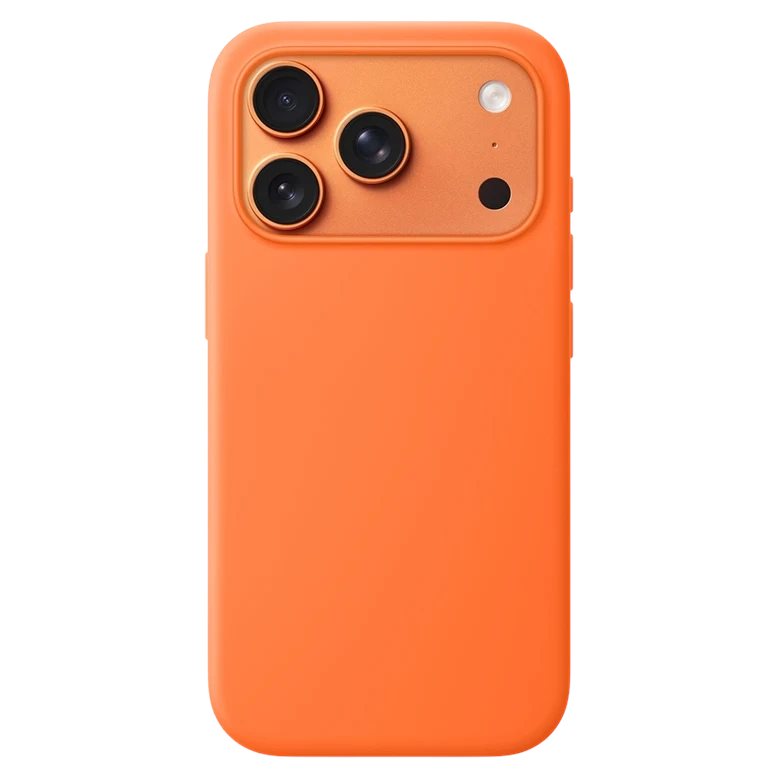 Чехол Silicon Premium iP17 Pro MagSafe Orange
