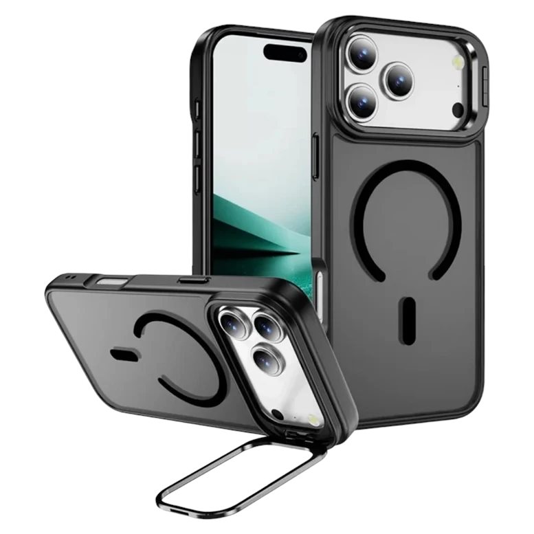 Чехол Geeks Magsafe+Lens Iphone 17 Pro Max black