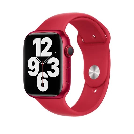 Ремешок Apple watch band 42-44mm Silicone Rose Red M/L