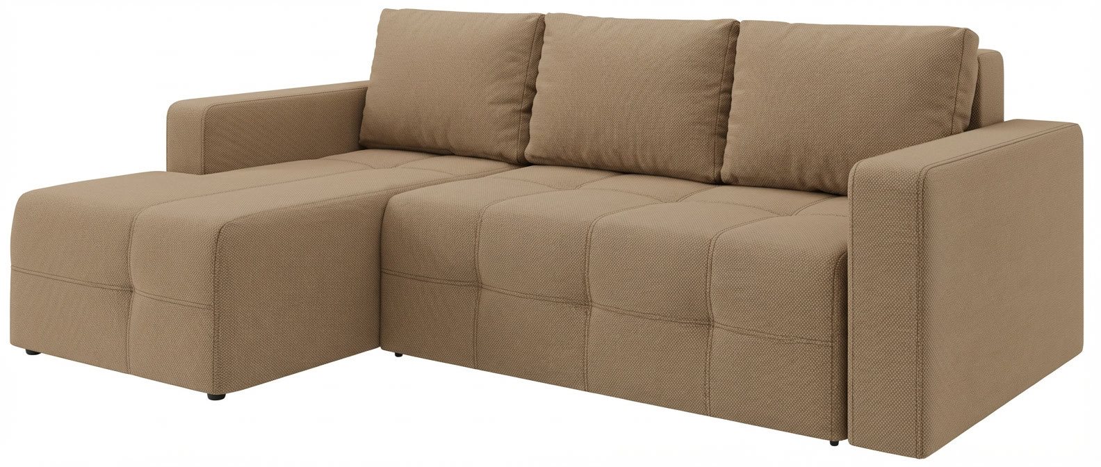 Canapea de colț extensibilă Sofyno TWIST (Bej Viva-2, R)
