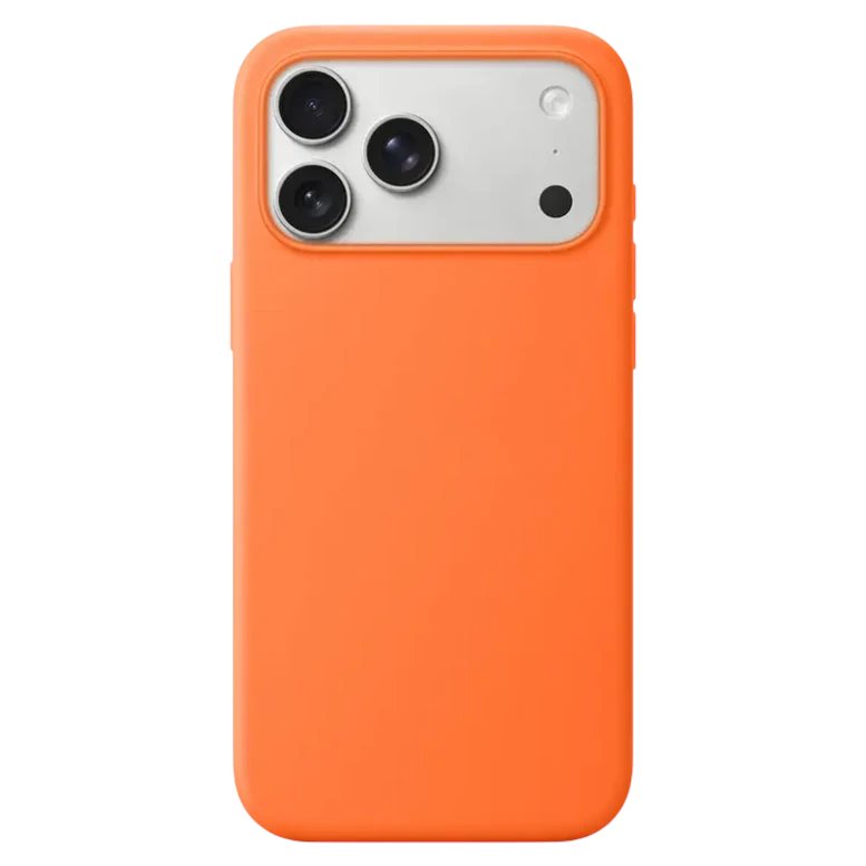 Husă Silicon Premium iP17 Pro Max MagSafe Orange